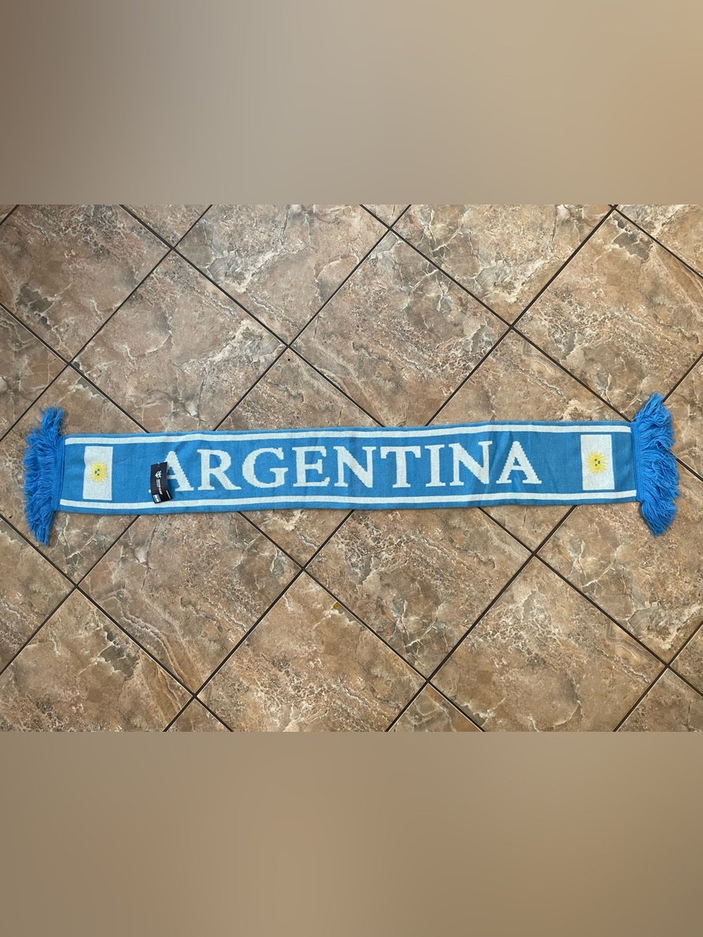 Argentina Soccer Fan Scarf - Blue & White